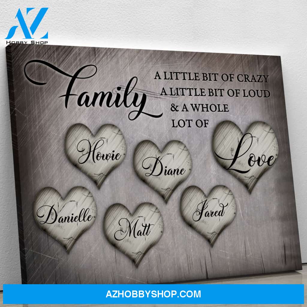 Family & Love - Personalized Canvas CT001