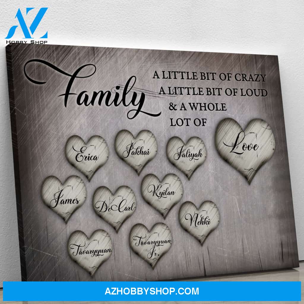 Family & Love - Personalized Canvas CT001
