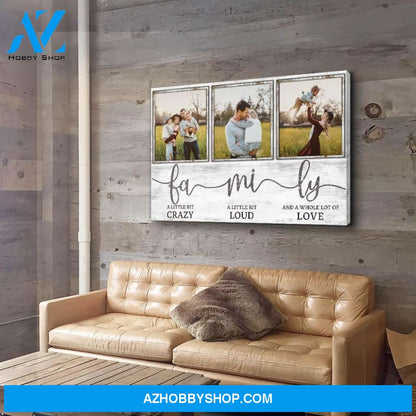 Family Love - Personalized Custom Photo Canvas