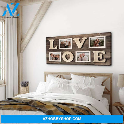 Family Love - Personalized Custom Photo Canvas