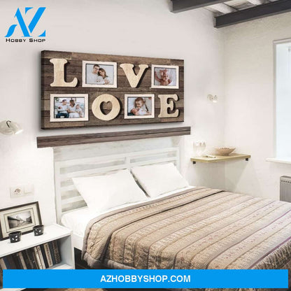Family Love - Personalized Custom Photo Canvas