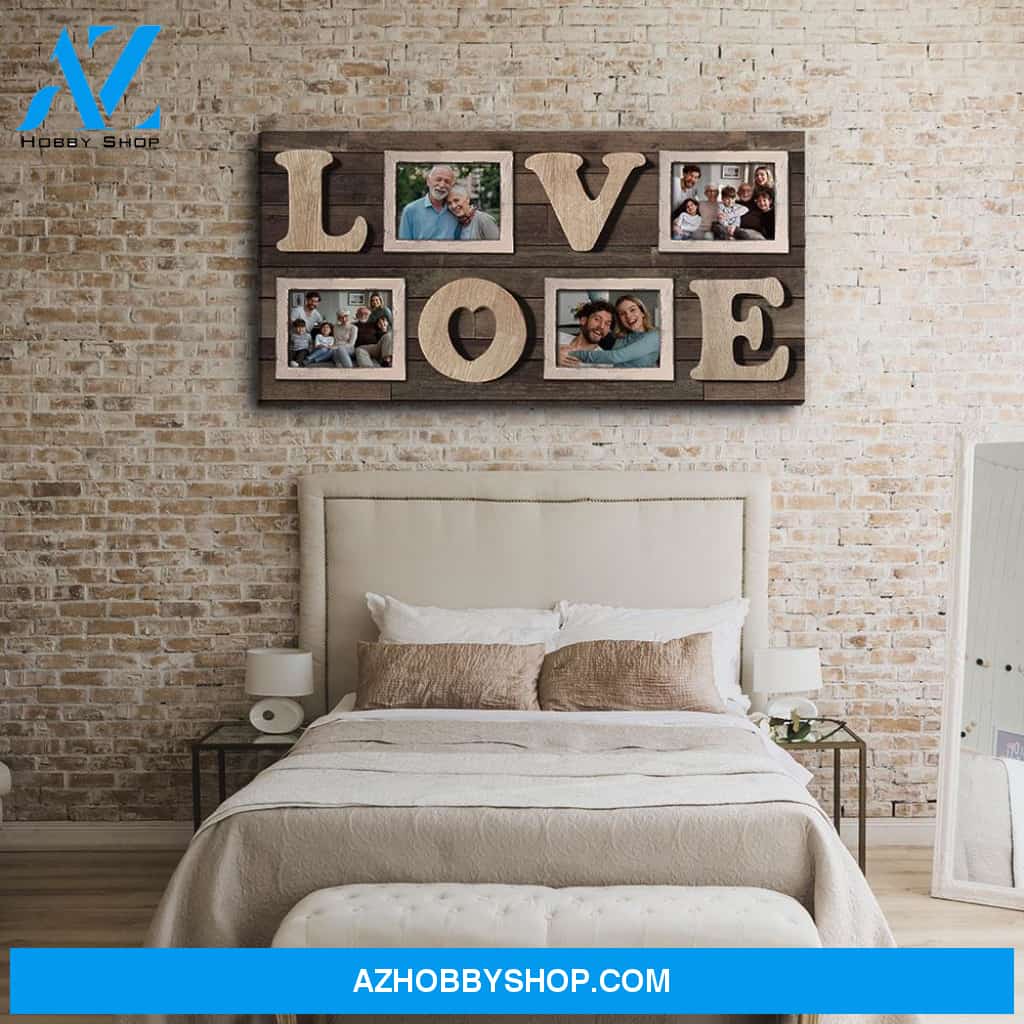 Family Love - Personalized Custom Photo Canvas