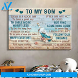 Family - Mom to son - Find something good in every day - Landscape Canvas Prints, Wall Art