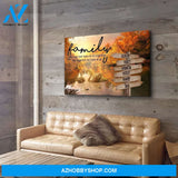 Family Multi Name 2 - Personalized Custom Name Canvas