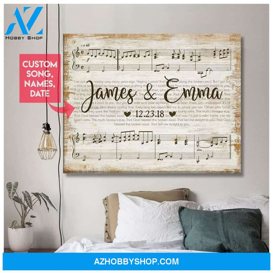 Family Music Wall Art Canvas