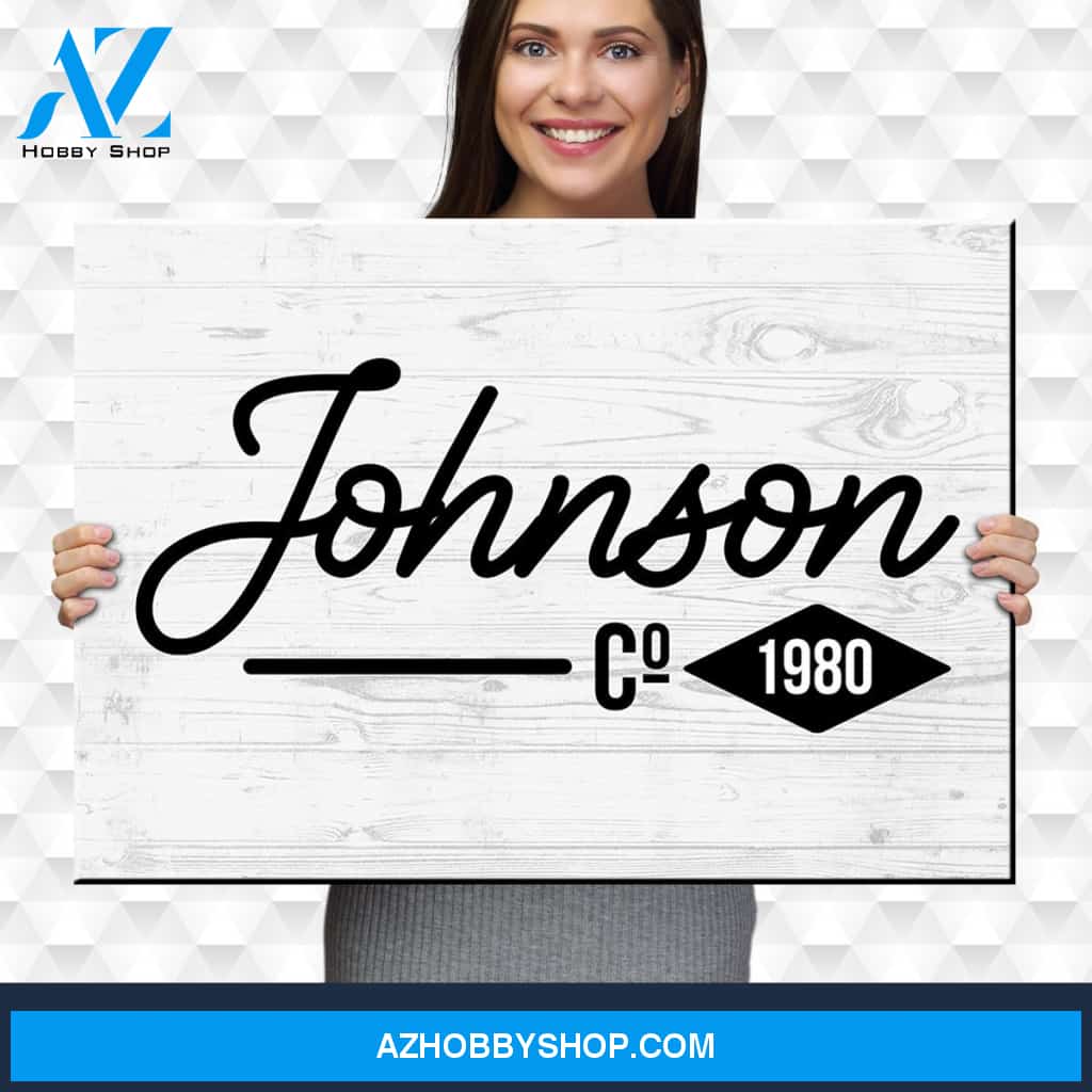 Family Name Co. Premium Canvas