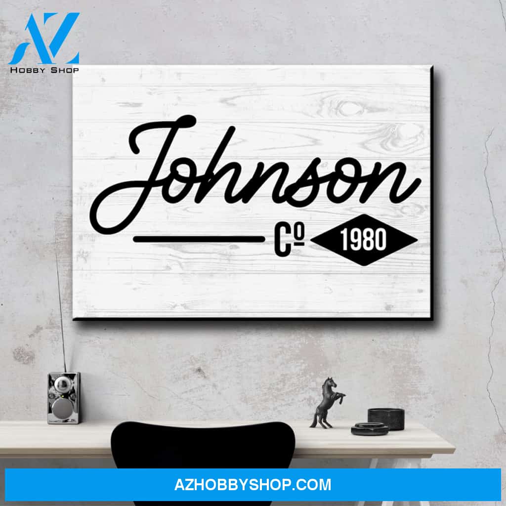 Family Name Co. Premium Canvas