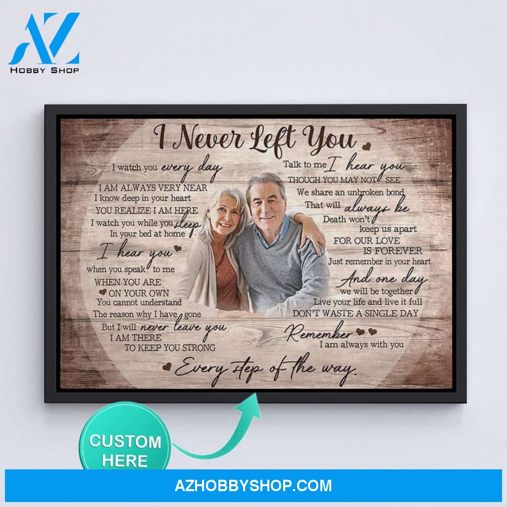 Family Personalized Canvas Wall Art - I Never Left You