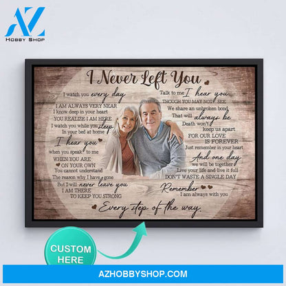 Family Personalized Canvas Wall Art - I Never Left You