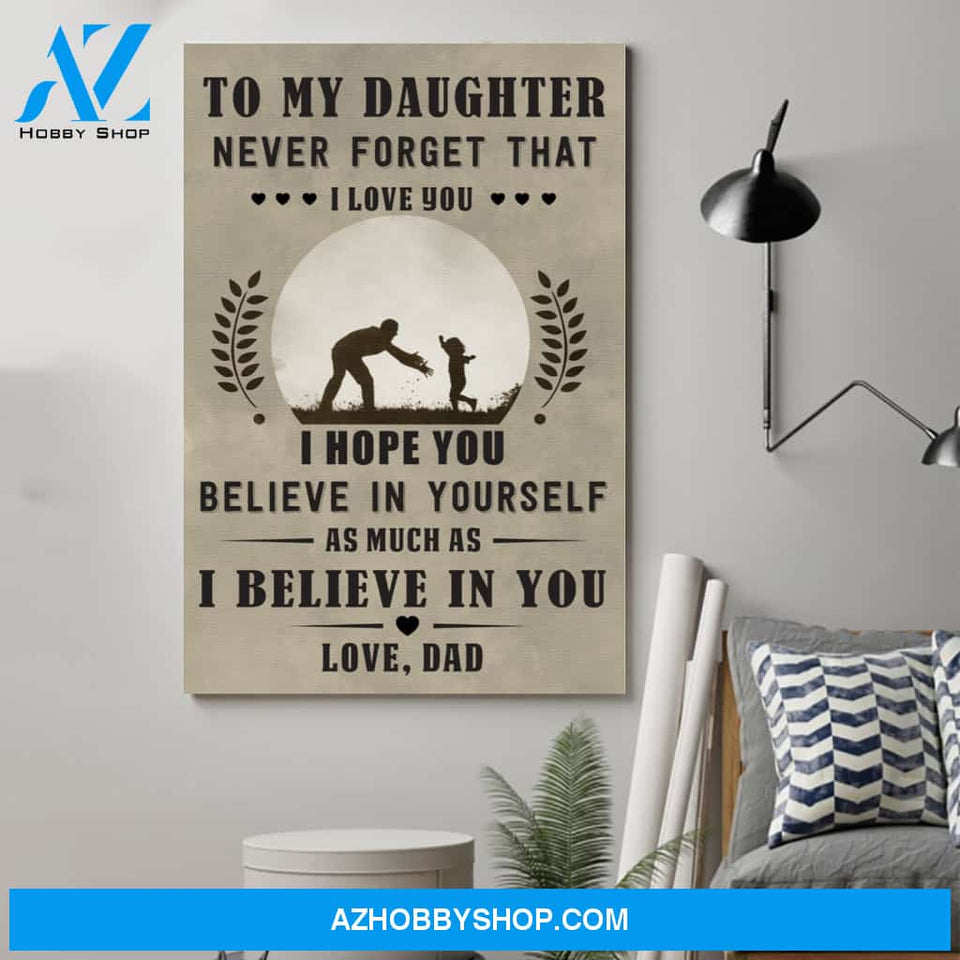 G-family Poster - to my daughter