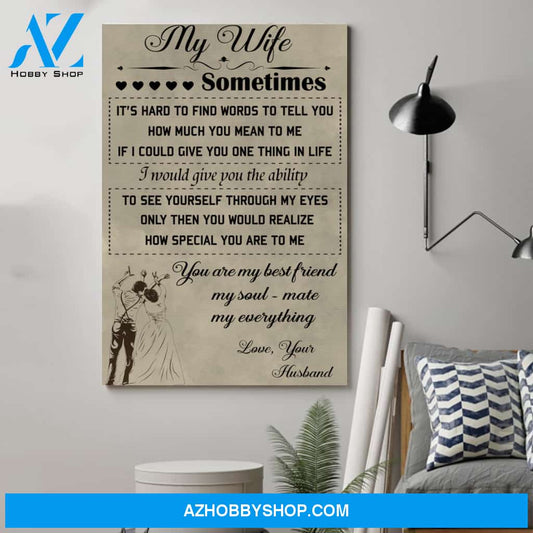 G-family poster - to my wife
