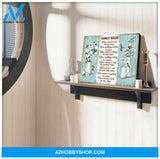 Family Rules Hummingbird Canvas Wall Art