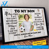 Family To My Son Personalized Poster