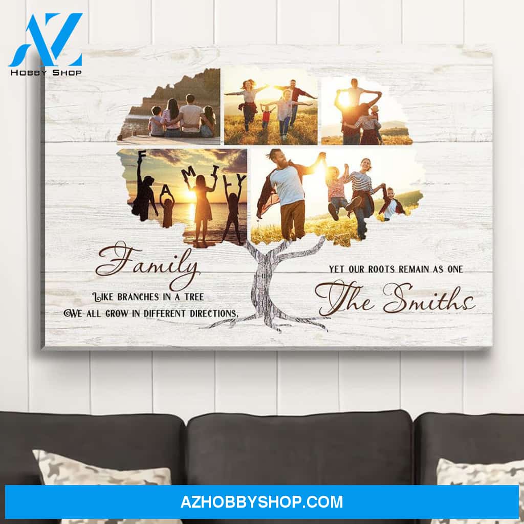 Family Tree - Personalized Photo Custom Canvas