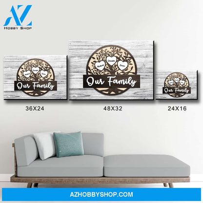 Family Tree Premium Canvas
