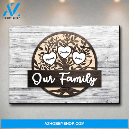 Family Tree Premium Canvas