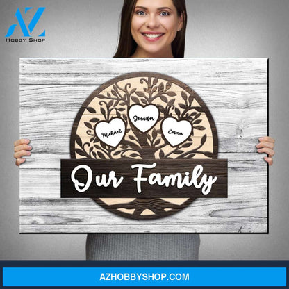 Family Tree Premium Canvas