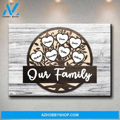 Family Tree Premium Canvas