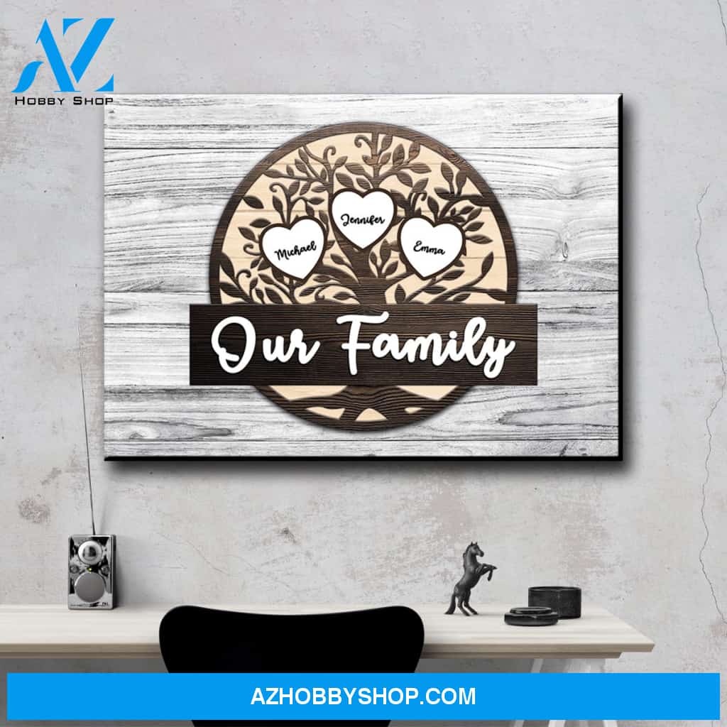 Family Tree Premium Canvas