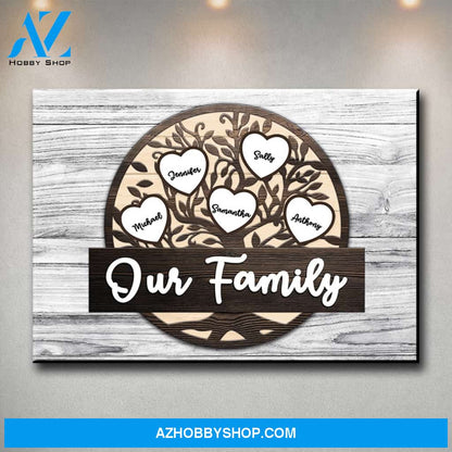 Family Tree Premium Canvas