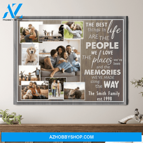 Family Wall Decor Personalized Collage Photo Custom Canvas Prints Ohcanvas