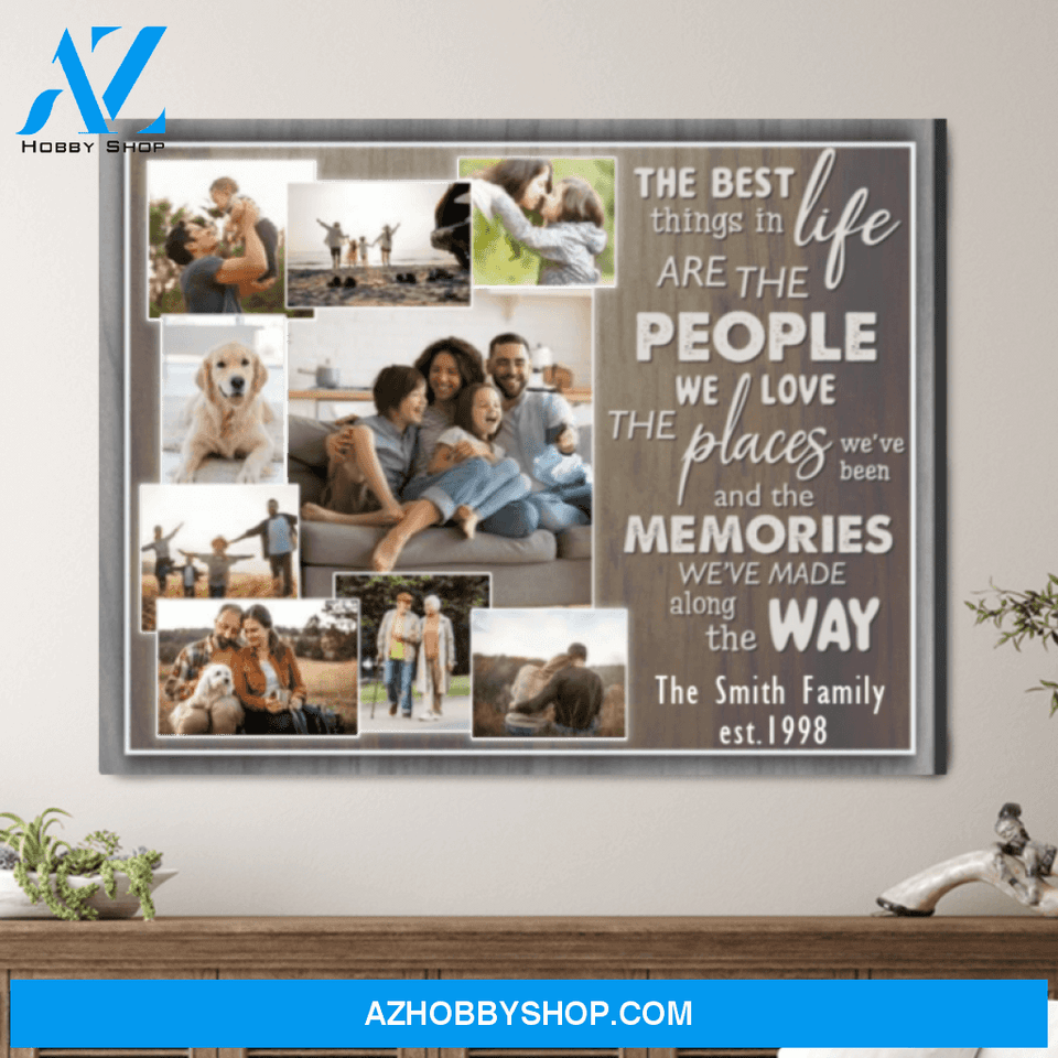 Family Wall Decor Personalized Collage Photo Custom Canvas Prints Ohcanvas