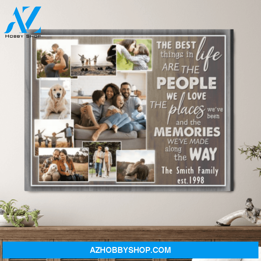 Family Wall Decor Personalized Collage Photo Custom Canvas Prints Ohcanvas
