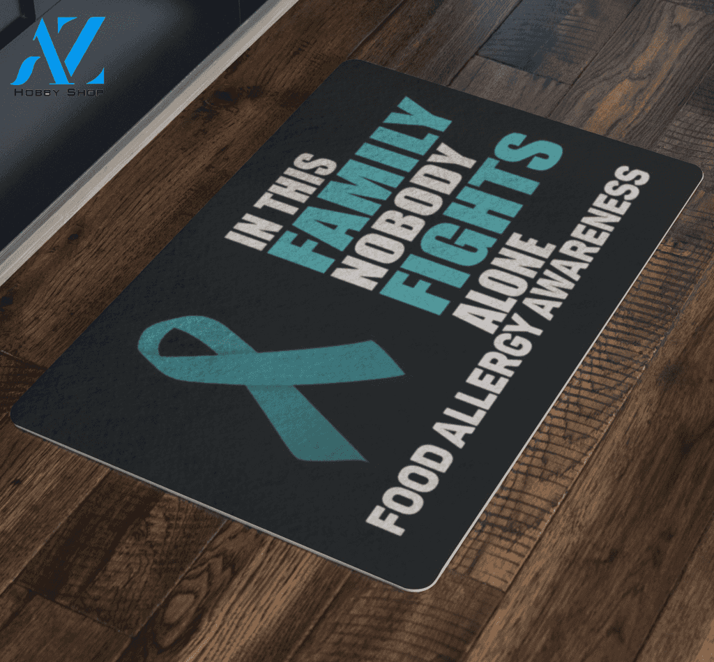 Family;Nobody Fights Alone | Welcome Mat | House Warming Gift