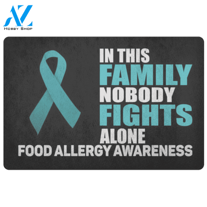 Family;Nobody Fights Alone | Welcome Mat | House Warming Gift