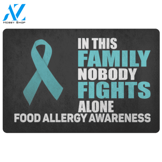 Family;Nobody Fights Alone | Welcome Mat | House Warming Gift