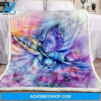 Fantasy Butterfly Fleece Blanket