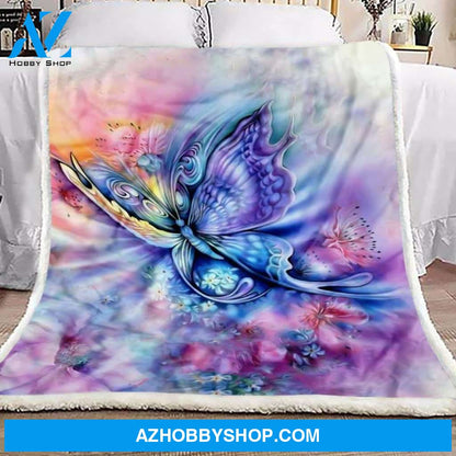 Fantasy Butterfly Fleece Blanket