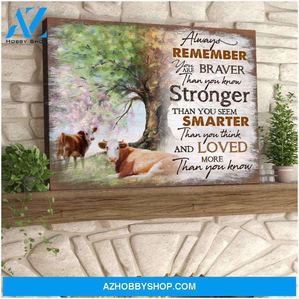 Farm Always remember Canvas Wall Art Decor