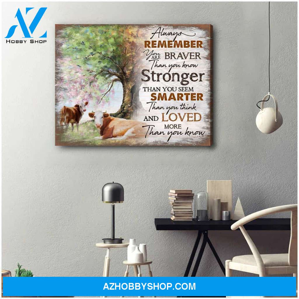 Farm Always remember Canvas Wall Art Decor