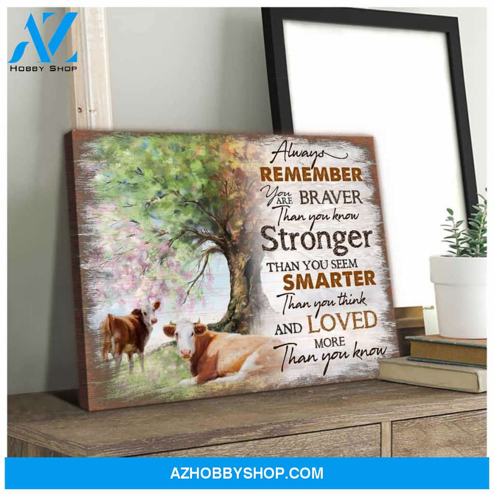 Farm Always remember Canvas Wall Art Decor