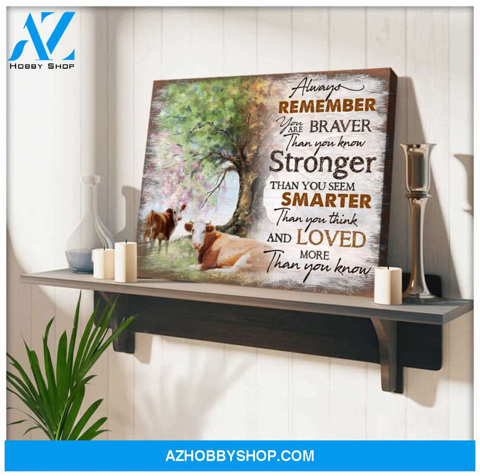 Farm Always remember Canvas Wall Art Decor