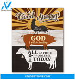 Farm Animal Premium Canvas Wall Art, Wall Decor Visual Art