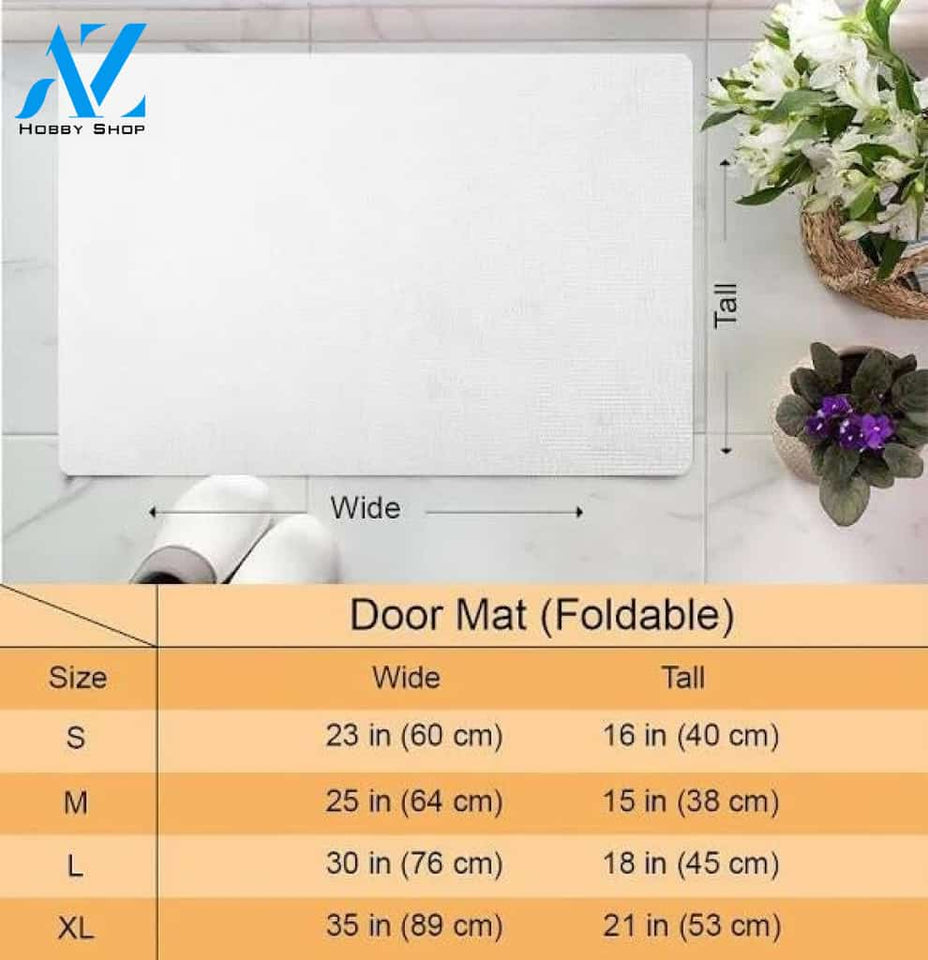 Farm Animals Illusion - Horse Doormat Doormat Rug Housewarming Gift Family Welcome Mat Custom Funny Birthday New Year Gift