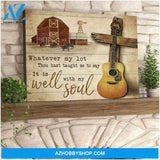 Farm Canvas It Is Well With My Soul Wall Art Decor