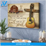 Farm Canvas It Is Well With My Soul Wall Art Decor