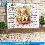 Farm Farmhouse Canvas Always Stay Humble and Kind Wall Art Decor