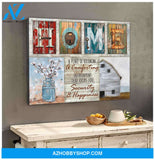 Farm Farmhouse Canvas Home Wall Art Decor