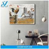 Farm Farmhouse Canvas Thankful Grateful Blessed Wall Art Decor