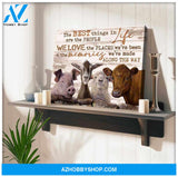 Farm Farmhouse Canvas The best things in life Wall Art Decor