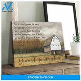 Farm Farmhouse Canvas You and me Everyday Wall Art Decor
