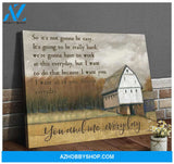 Farm Farmhouse Canvas You and me Everyday Wall Art Decor