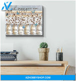 Farm Farmhouse God Says You Are Cotton Flowers and Butterflies Canvas Wall Art Decor