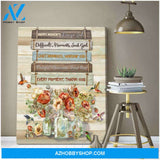 Farm Farmhouse Hummingbird Happy moment, Praise God Canvas Wall Art Decor