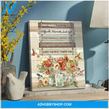 Farm Farmhouse Hummingbird Happy moment, Praise God Canvas Wall Art Decor