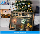 Farm Farmhouse Hummingbirds At the end of the day Canvas Wall Art Decor